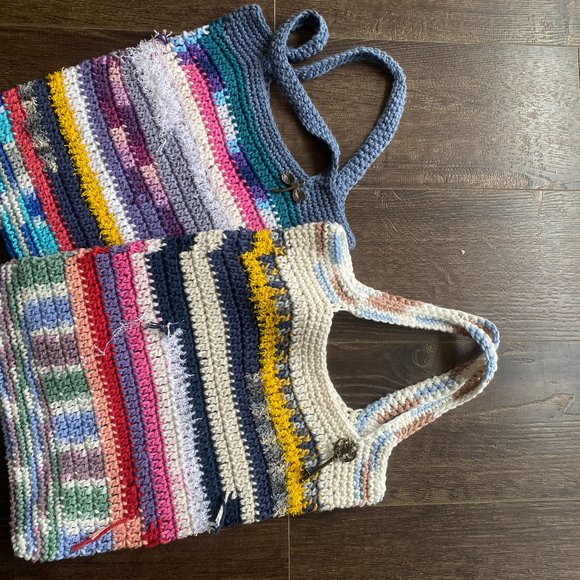 Handmade Crochet market bags - Picture 1 of 3
